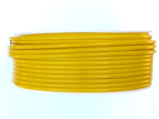 wąż przewód Poliuretan PU 10/6.5 zółty 100 mb pneumatyczny
