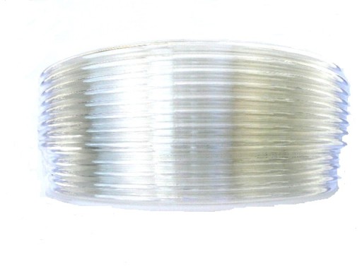 wąż przewód Polietylen PE 12/10 biały 100 mb transparentny