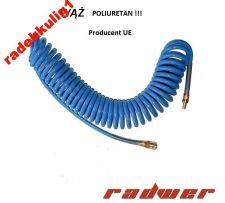Wąż przewód SPIRALNY 8x5 pneumatyczny PU 8/5 mm- 5m
