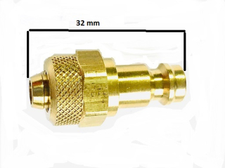 KRÓCIEC NA WĄŻ 8/6 mm MINI DN 5 KOŃCÓWKA CHOINKA Z NAKRĘTKĄ