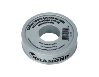 TAŚMATEFLON PROFESJONALNA NIESPIEKANA 15 m x 12 mm PTFE DIAMOND PL