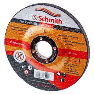 Tarcza do szlifowania metalu 125x6,8 SCHMITH MOCNA profesjonalna
