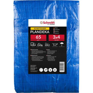 Plandeka 2x3 m 65 g Schmith plan okrycie