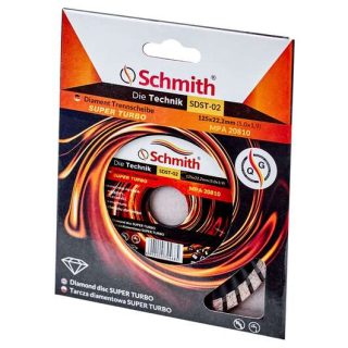 TARCZA 115 mm DIAMENTOWA SUPER TURBO 115 MM SCHMITH MOCNA profesjonalna